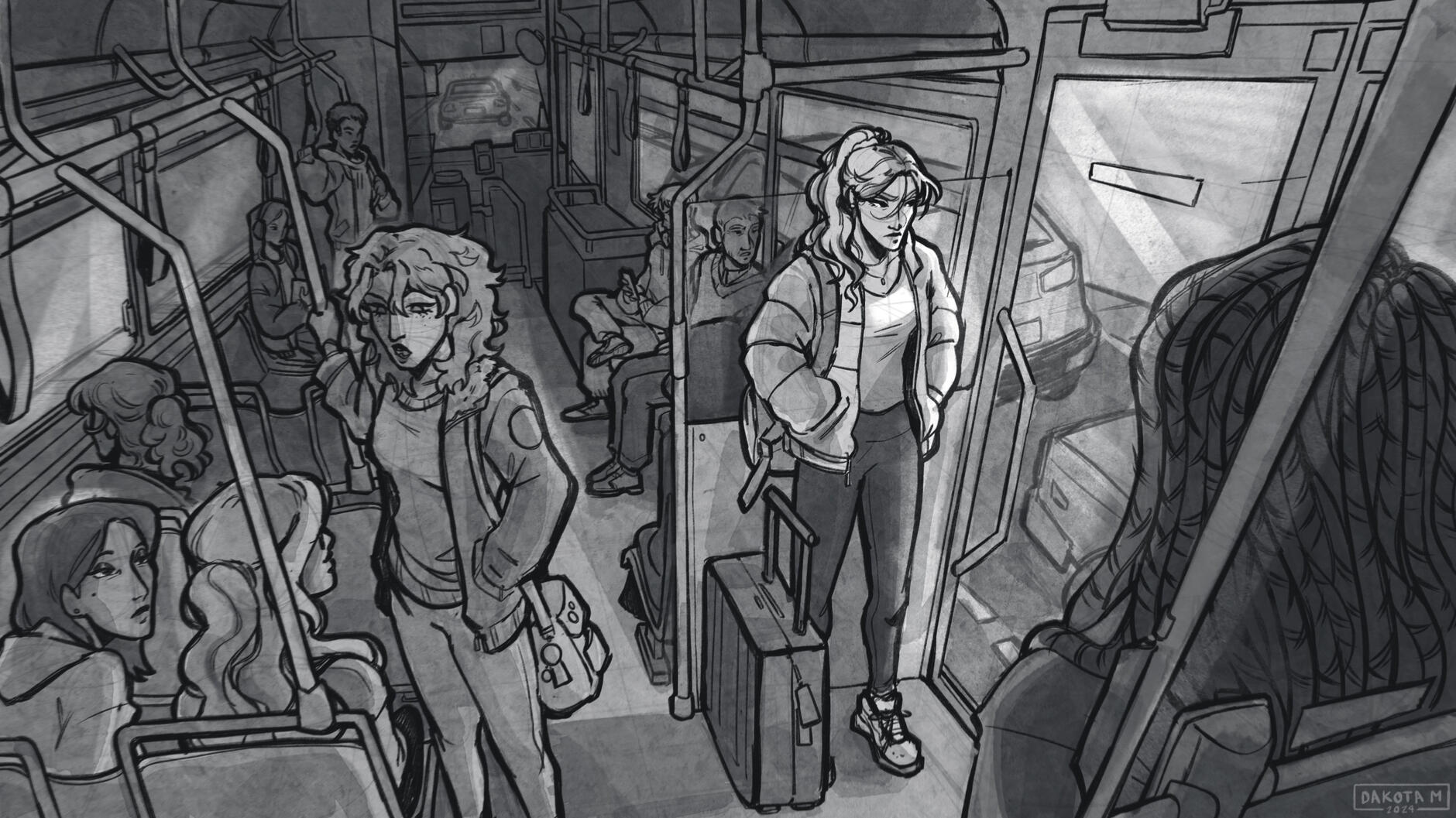 Busy Bus - Concept Art